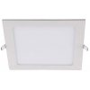 158963 podhledove svetlo led 12w 170x170mm teple bile 230v 12w vestavne