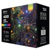 400 LED řetěz – ježek, 8m, multicolor, časovač