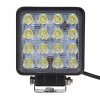 190102 led svetlo hranate 16x3w 107x107x60mm ece r10 r23