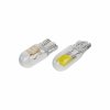 COB LED T10 bílá, 12V, celosklo
