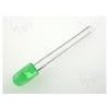 1068 led 5mm zelena 520mcd 60 20ma 2 22 5v celo vypoukle