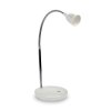 LED stolní lampička 2,5W, 3000K, podstavec, bílá