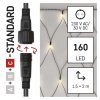 Standard LED spojovací vánoční řetěz – síť, 1,5x2 m, venkovní, teplá bílá, časovač