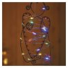 LED vánoční nano řetěz, 1,9 m, 2x AA, vnitřní, multicolor, časovač