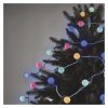 LED světelný cherry řetěz – kuličky 2,5 cm, 4 m, venkovní i vnitřní, multicolor, časovač