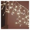 Profi LED spojovací řetěz blikající bílý – rampouchy, 3 m, venkovní, studená bílá, časovač