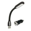 213590 flexibilni cob led lampicka do auta s usb 12 24v