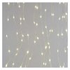 LED vánoční nano řetěz – záclona, 2,9x2 m, venkovní i vnitřní, teplá bílá, programy