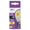 LED žárovka Filament Mini Globe 1,8W E14 teplá bílá