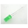 1073 led 5mm zelena 14mcd 100 20ma 2 22 5v celo plochy