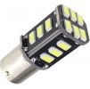 1581 zarovka led ba15s 12v 3 5w bila canbus 18xsmd5730