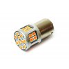 žárovka LED 12V-24V 10W BA15s oranžová