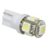 2492 led zarovka 12v t10 5w w2 1x9 5d bila super 180 w5w