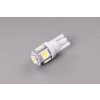 LED žárovka 12V T10 5W W2,1x9,5d bílá SUPER 360° W5W
