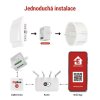 GoSmart modul spínací IP-2103SZ, ZigBee, 1-kanálový (nevyžaduje N vodič)