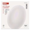 LED přisazené svítidlo FIONI, kruhové bílé 18W neutrální b., IP44