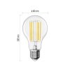 LED žárovka Filament A60 A CLASS / E27 / 7,2 W (100 W) / 1521 lm / teplá bílá