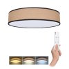 241827 solight led osvetleni s dalkovy ovladacem brownie 48w 3360lm 40cm zmena chromaticnosti s