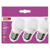 LED žárovka Classic Mini Globe / E27 / 4,2 W (40 W) / 470 lm / neutrální bílá set 3ks