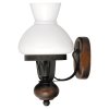 241994 petronel nastenna lampa max 1x60w e27 ip20 tmave drevo cerna