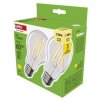 243502 led zarovka filament a60 e27 5 9 w 60 w 806 lm tepla bila