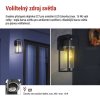 LED zahradní nástěnné svítidlo, 12,8 x 11 x 27 cm, 1 x E27, 15 W