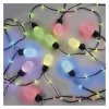 GoSmart LED světelný řetěz – 15× párty žárovky, 15 m, venkovní i vnitřní, RGB, WiFi
