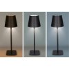 LED nabíjecí lampička Lucca, 120lm, změna CCT, stmívání, černá