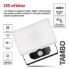 LED reflektor TAMBO se senzorem pohybu, 20 W, 2000 lm, černý
