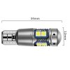 LED žárovka T10 W16W bílá 10LED/3030SMD s čočkou CANBUS