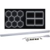 250666 modul 870mm 230vac 14w bila 4000k pro led osvetleni hexagon