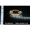 3830 led pasek 12v bily ip20 bile pozadi 360lm 5m