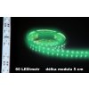 3832 led pasek 12v zeleny ip20 bile pozadi 240lm 5m