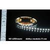 LED Pásek 12V bílý IP65 bílé pozadí voděodolný 360lm 5m