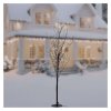 LED svítící stromek, 120 cm, venkovní i vnitřní, teplá bílá, časovač
