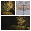 LED svítící stromek, 120 cm, venkovní i vnitřní, teplá bílá, časovač