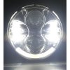 LED přední hlavní světlomet 5,75” s DRL 9-16V, 40W, DOT SAE, E9