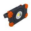 Solight LED reflektor 10W, přenosný, nabíjecí, 1000lm, oranžovo-černý