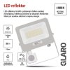 LED reflektor GLARO s pohybovým čidlem, 30 W, bílý, IP54, 3000 lm, neutrální bílá