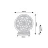 MANDALI dekorační solná lampa 76031
