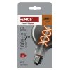 LED žárovka DECO SMOKED G95 / E27 / 4,5 W (19 W) / 180 lm / flame