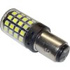 Žárovka LED BaY15D 12-24V bílá, 54x SMD3030
