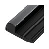 LED profil ST2 černý schodišťový - Profil bez krytu 1m