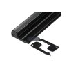 LED profil ST2 černý schodišťový - Profil bez krytu 2m