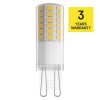 LED žárovka Classic JC / G9 / 4,9 W (60 W) / 806 lm / neutrální bílá