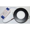 Podhledové světlo LED 3W, 85mm, 3000K, 230V/3W, vestavné, černé