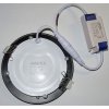 Podhledové světlo LED 6W, 120mm, 4000K, 230V/6W, vestavné, černé
