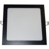257182 podhledove svetlo led 18w 220x220mm 3000k 230v vestavne cerne