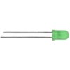 13658 led 5mm zelena rozptylka 120mcd 20ma 35