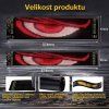 2x LED matrix panel "Devil eyes", 9,2 x 37,4cm